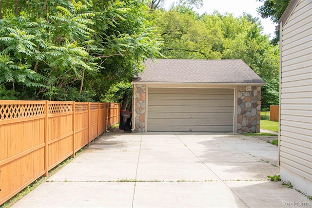 21110 Van Buren St, Southfield, MI 48033 - view of detached garage