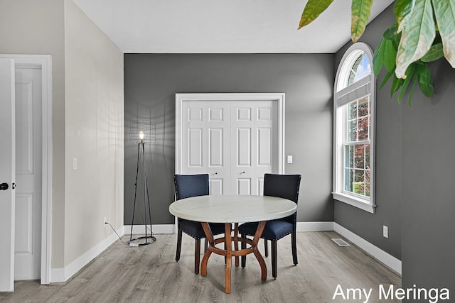 1824 Restoration Dr SW, Byron Center, MI 49315 - dining space with baseboards and wood finished floors