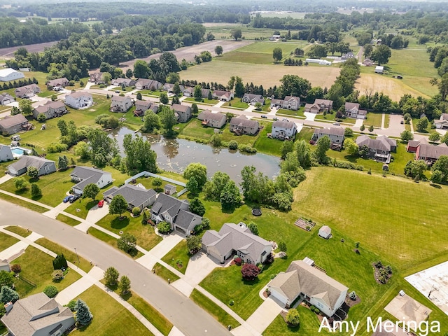 1824 Restoration Dr SW, Byron Center, MI 49315 - aerial view of residential area with a nearby body of water