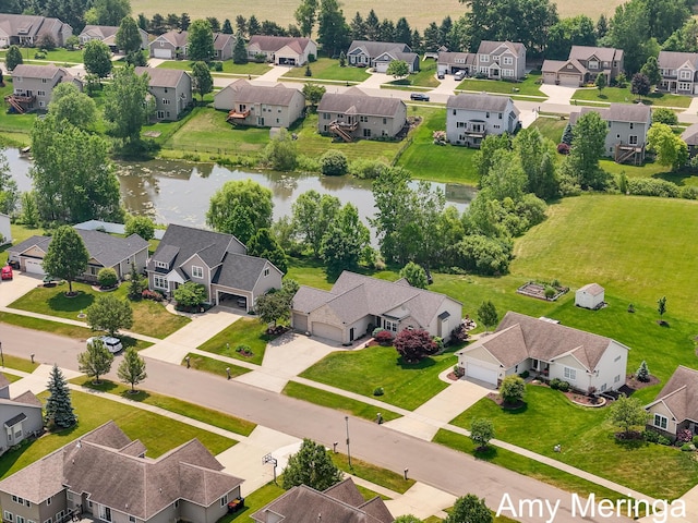 1824 Restoration Dr SW, Byron Center, MI 49315 - aerial perspective of suburban area featuring a nearby body of water