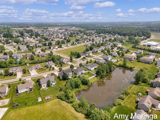 1824 Restoration Dr SW, Byron Center, MI 49315 - aerial view of residential area with a large body of water