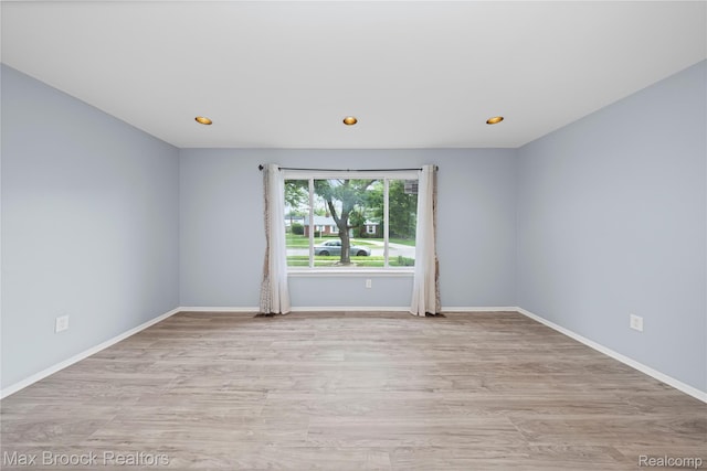 29656 Brentwood St, Southfield, MI 48076 - unfurnished room featuring wood finished floors and recessed lighting