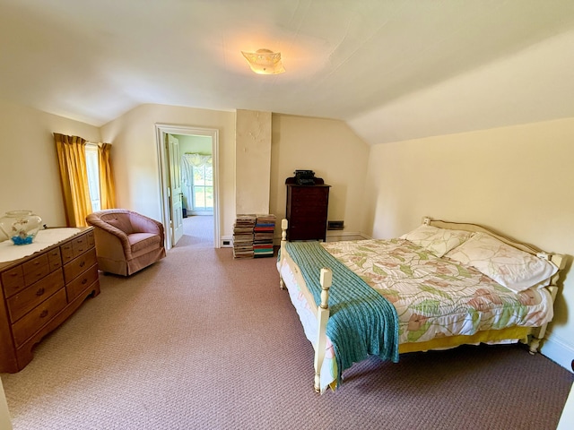 16130 Addison Rd, Addison, MI 49220 - bedroom with vaulted ceiling and light carpet