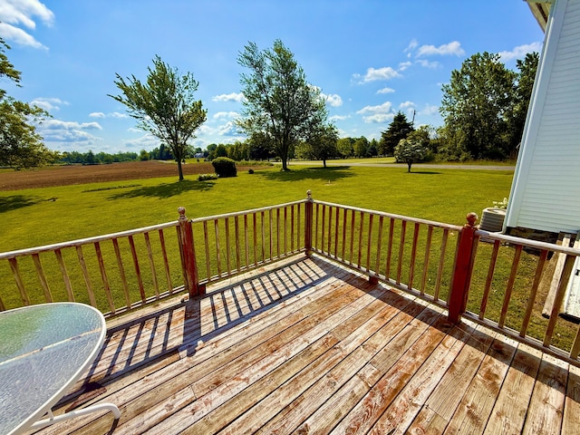 16130 Addison Rd, Addison, MI 49220 - wooden terrace featuring a lawn
