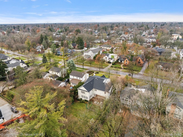 1174 Lakeside Dr, Birmingham, MI 48009 - aerial perspective of suburban area