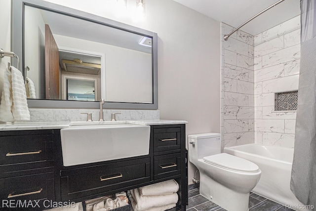 854 Yorktown Ct, Northville, MI 48167 - full bath featuring vanity and shower / bathtub combination with curtain