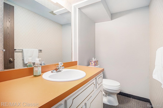 854 Yorktown Ct, Northville, MI 48167 - bathroom with vanity and tile patterned flooring