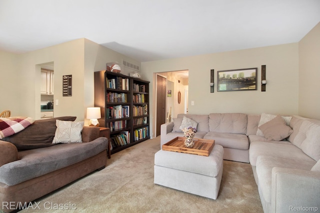 854 Yorktown Ct, Northville, MI 48167 - living room with light carpet