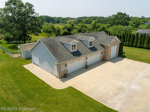 8922 Mcclements Rd, Brighton, MI 48114 - view from above of property