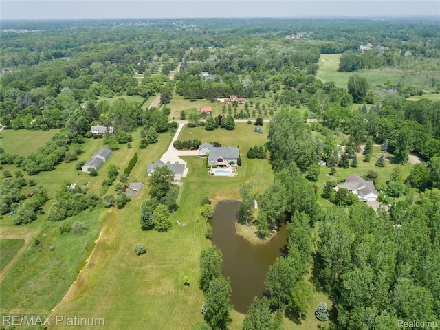 8922 Mcclements Rd, Brighton, MI 48114 - aerial overview of property's location featuring a large body of water