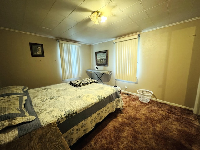 1225 Huntly Rd, Niles, MI 49120 - carpeted bedroom with crown molding