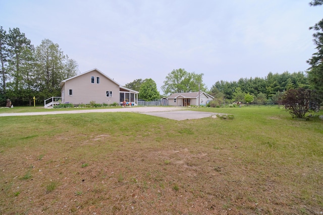 3750 River Rd, Manistee, MI 49660 - view of green lawn
