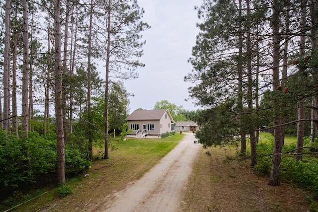 3750 River Rd, Manistee, MI 49660 - view of dirt / gravel driveway
