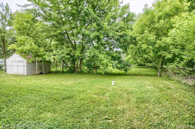 1372 S Packard Ave, Burton, MI 48509 - view of yard with an outbuilding