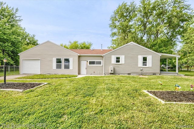 1372 S Packard Ave, Burton, MI 48509 - back of house with crawl space and driveway