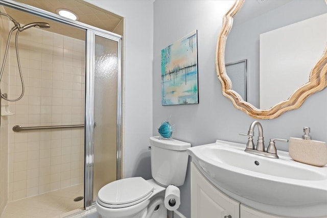 21112 Boulder Cir, Northville, MI 48167 - bathroom featuring vanity and a stall shower