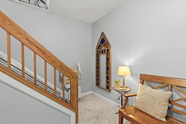 21112 Boulder Cir, Northville, MI 48167 - living area with carpet flooring and baseboards