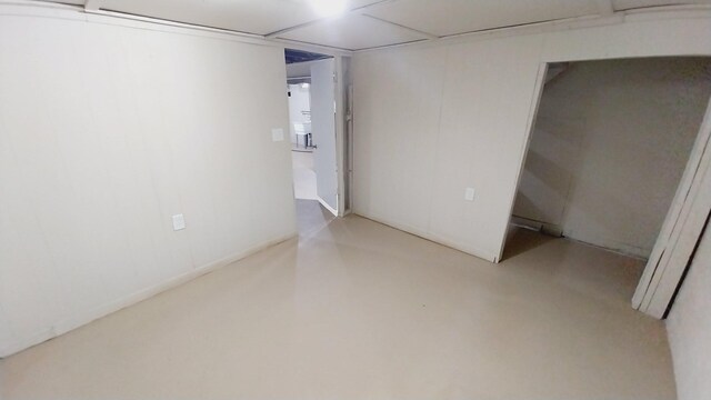 1418 Stamford Ave, Kalamazoo, MI 49048 - unfurnished room featuring concrete flooring