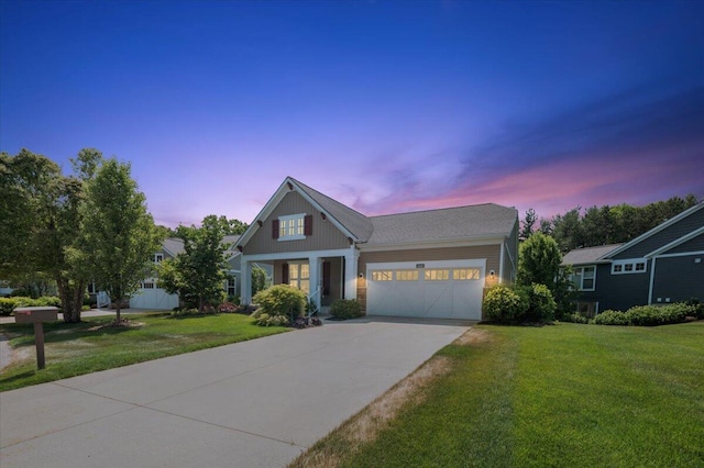4441 Koinonia Dr NE Unit 3, Grand Rapids, MI 49525 - craftsman-style house with a garage, concrete driveway, and a yard