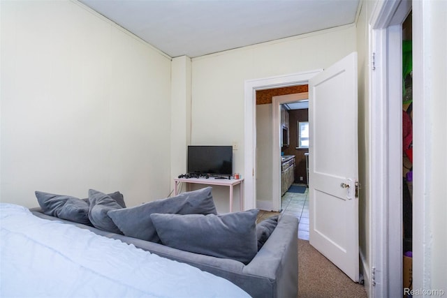 318 Chandler St, Detroit, MI 48202 - bedroom featuring light colored carpet