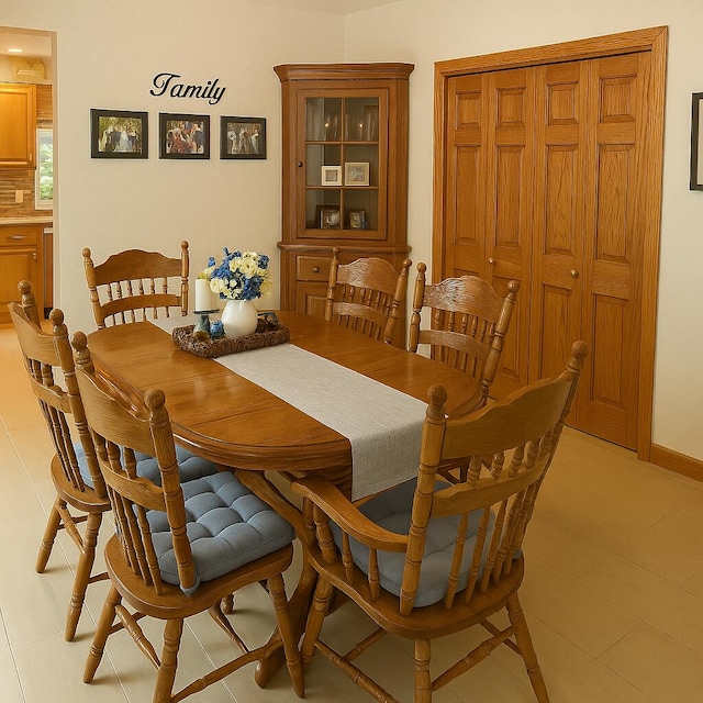 108 S Berrien St, New Buffalo, MI 49117 - dining area featuring baseboards