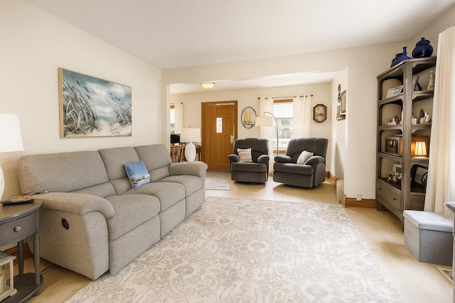 108 S Berrien St, New Buffalo, MI 49117 - living room featuring light wood-style floors