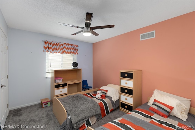 1232 Michael Dr, Westland, MI 48186 - bedroom featuring carpet flooring and ceiling fan