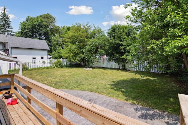 217 S Marshall Ave, Marshall, MI 49068 - view of fenced backyard
