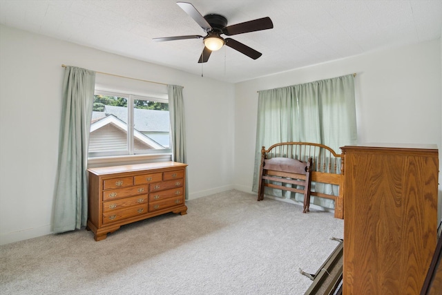 217 S Marshall Ave, Marshall, MI 49068 - bedroom featuring carpet floors and ceiling fan