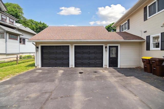 217 S Marshall Ave, Marshall, MI 49068 - view of garage