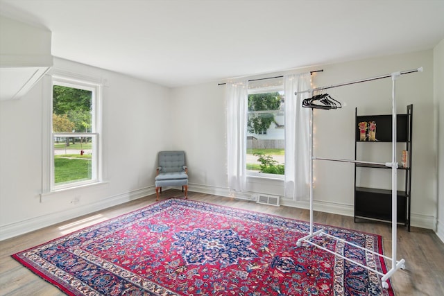 217 S Marshall Ave, Marshall, MI 49068 - sitting room with wood finished floors and baseboards