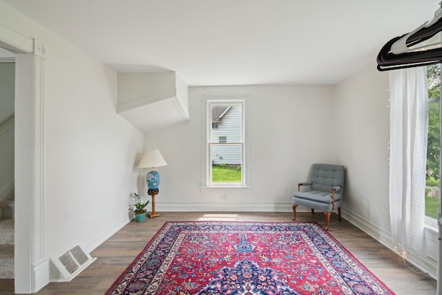 217 S Marshall Ave, Marshall, MI 49068 - living area with plenty of natural light and wood finished floors