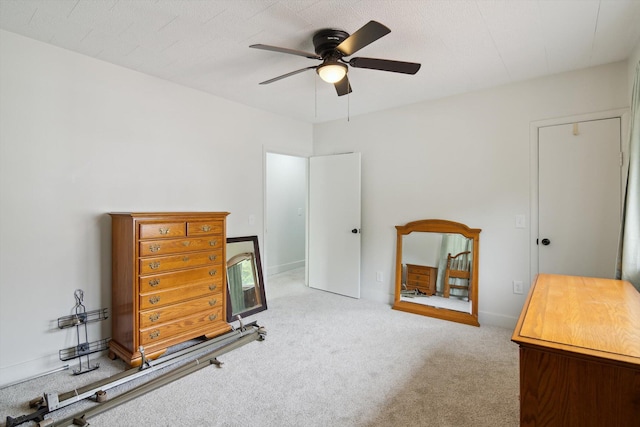 217 S Marshall Ave, Marshall, MI 49068 - unfurnished bedroom featuring carpet flooring and a ceiling fan