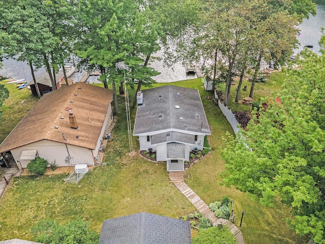 8870 W School Section Lake Dr, Mecosta, MI 49332 - aerial view of property's location