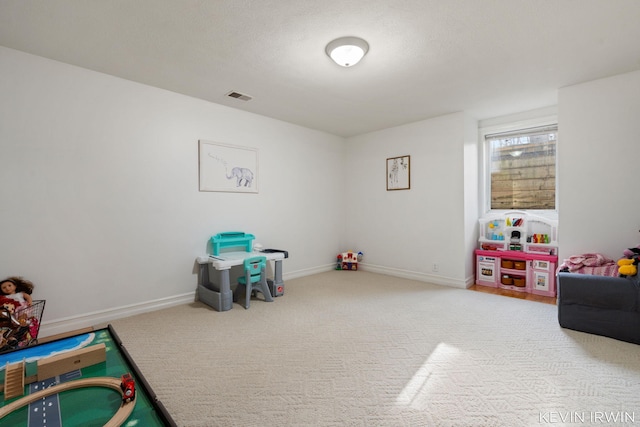 19223 Fox Glove Cir, Big Rapids, MI 49307 - rec room featuring carpet floors and baseboards