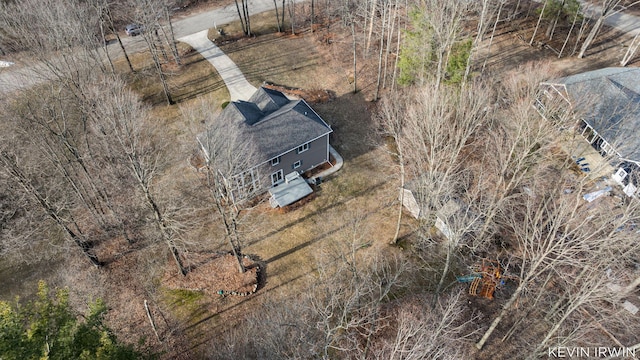 19223 Fox Glove Cir, Big Rapids, MI 49307 - view from above of property
