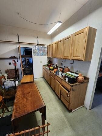 44 N Main St, Quincy, MI 49082 - kitchen featuring concrete floors