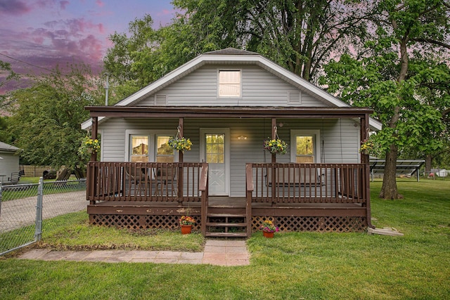 8464 E Michigan Ave, Galesburg, MI 49053 - bungalow-style home with covered porch