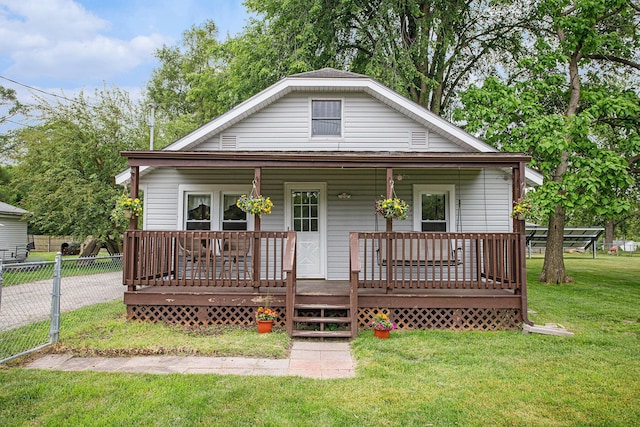 8464 E Michigan Ave, Galesburg, MI 49053 - view of front of house featuring covered porch