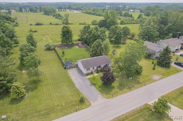 7673 Dalton Rd, Onsted, MI 49265 - aerial view of property's location with rural landscape