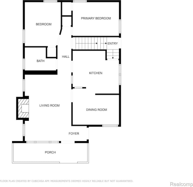 18978 Indiana St, Detroit, MI 48221 - view of floor plan / room layout