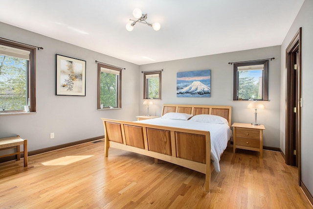 1506 Shadford Rd, Ann Arbor, MI 48104 - bedroom featuring light wood-style flooring and multiple windows