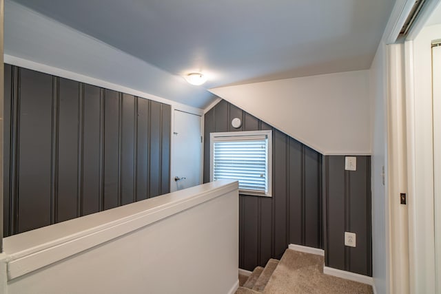 4211 Oakshire Ave, Berkley, MI 48072 - staircase featuring carpet flooring