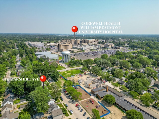 4211 Oakshire Ave, Berkley, MI 48072 - drone / aerial view