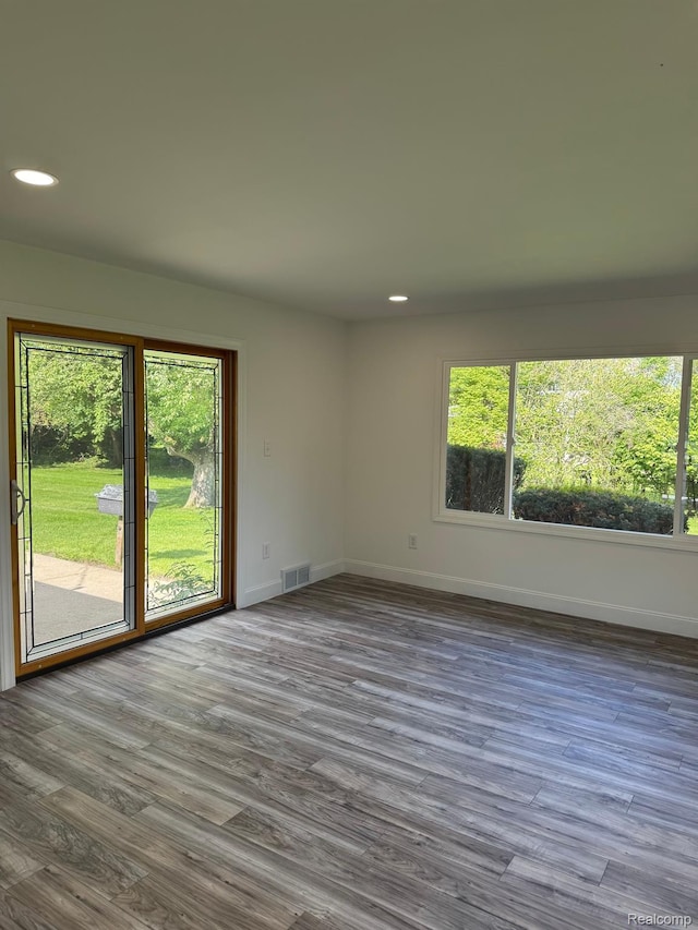28670 Inkster Rd, Southfield, MI 48034 - spare room featuring recessed lighting and wood finished floors