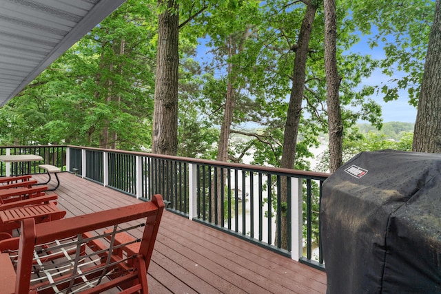 3184 N Lakeshore Dr, Hillsdale, MI 49242 - deck with a grill