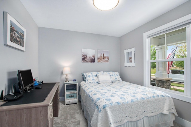 964 Everett Pkwy, South Haven, MI 49090 - bedroom with light colored carpet and a desk