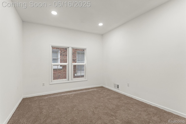 7432 Churchill St, Detroit, MI 48206 - unfurnished room with carpet and recessed lighting