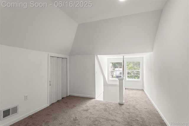 7432 Churchill St, Detroit, MI 48206 - bonus room featuring carpet flooring and lofted ceiling