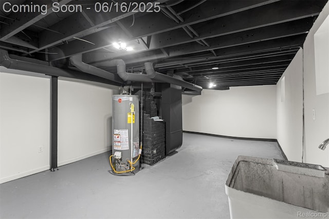 7432 Churchill St, Detroit, MI 48206 - finished below grade area with gas water heater and heating unit